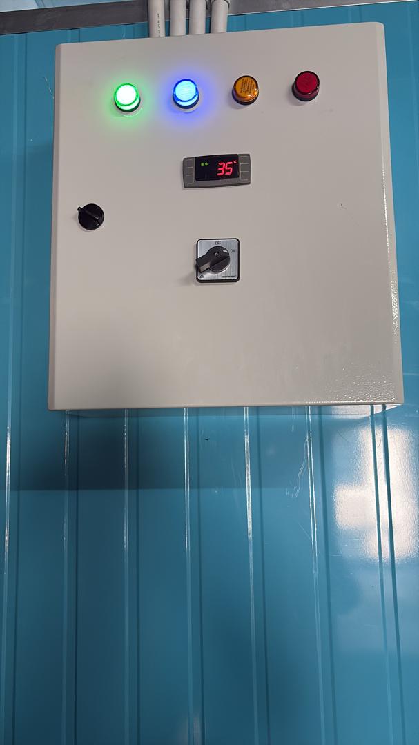 Chiller control panel